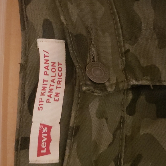 Levis 511 Skinny Camo Jean Stretch Pantalon - Picture 3 of 7